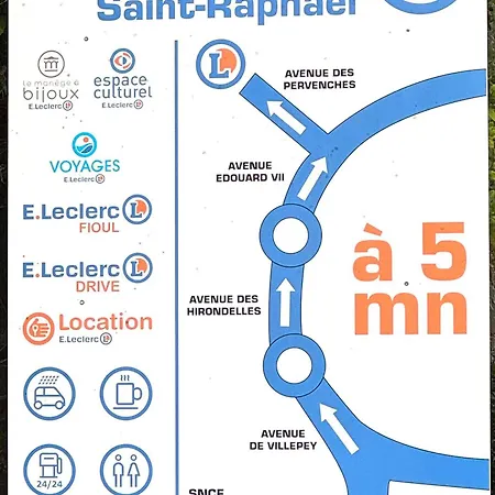 Côte D'azur Saint-raphaël, Rez-jardin Rénové